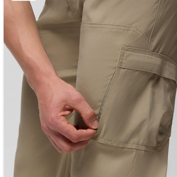 prAna Stretch Zion Pant Men’s 34 W × 34 L Sandbar Technical Hiking Chino - Picture 3 of 16